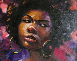 As you look at this lady in the portrait, you realize that her momentary, furtive glance is incredibly powerful. It's as if she can see right through you, understanding everything about you in an instant. Her gaze is like an x-ray, revealing the depths of your soul. This fleeting look captures a profound connection, making the portrait feel deeply personal and intimate.
size: 12x16 inches or 40x30 cm